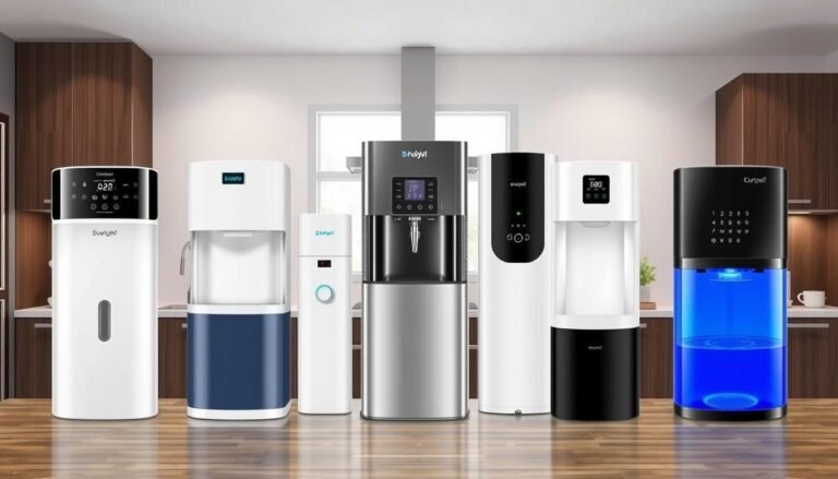 Comparação dos cinco melhores purificadores de água com compressor de 2025