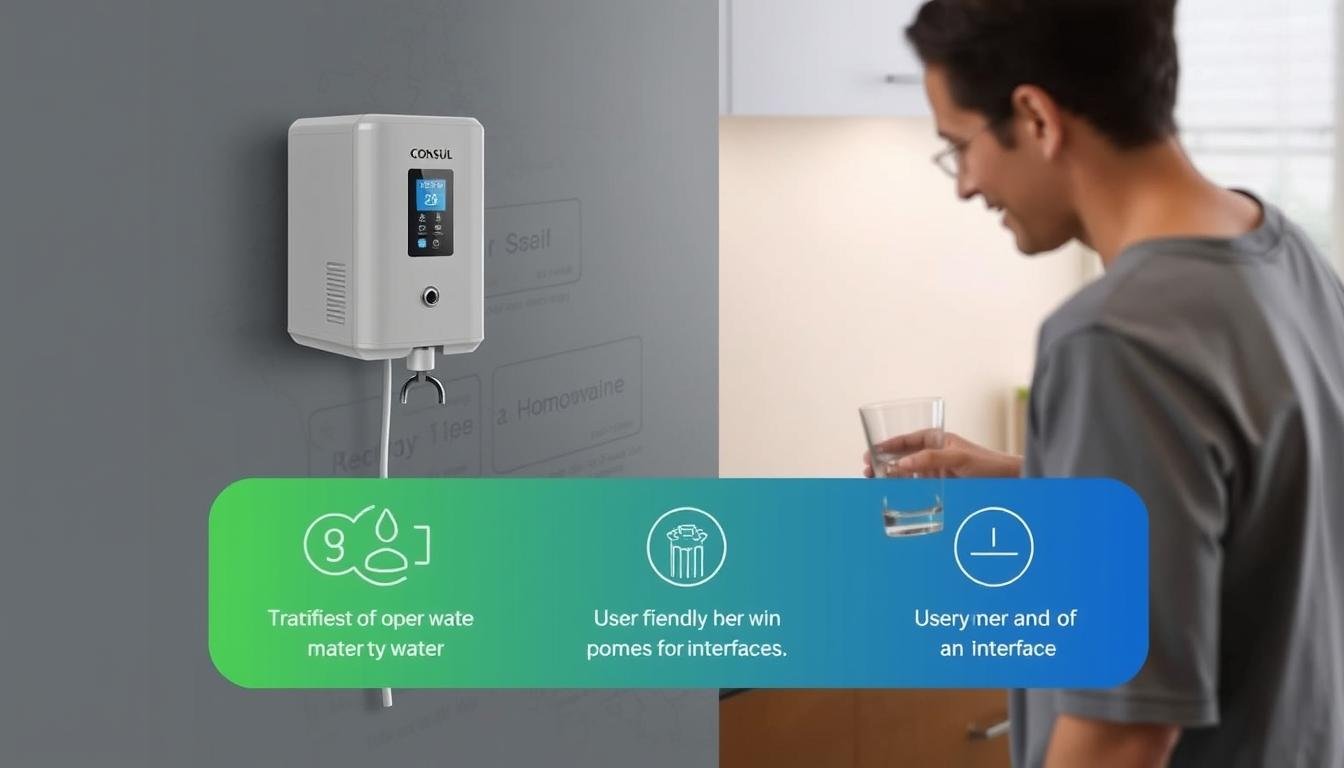 Purificador de água Consul CPB34AS em uso em uma cozinha moderna